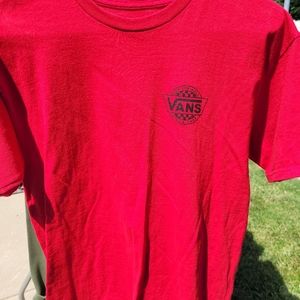 Men's red t-shirt Vans